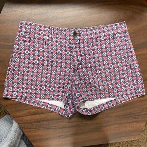 GAP Women’s Summer Shorts. Women’s size 0. Red, white, & blue. EUC